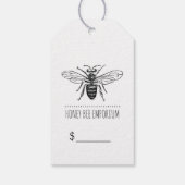 Bee Circleロゴビジネス価格 ギフトタグ (裏面)