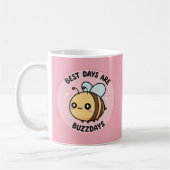 Bee Coffee Mug – Cute Kawaii Bumblebee コーヒーマグカップ (左)