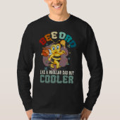 Bee Dad Like a Regular Dad But Cooler Bee Lover Ho Tシャツ (正面)