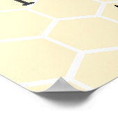 Bee-Day Birthday Partyウェルカムサイン ポスター (角)