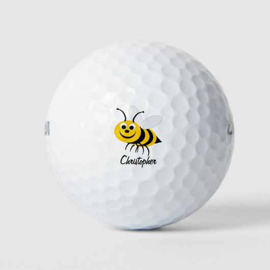 Bee Design Personalised ゴルフボール (正面)