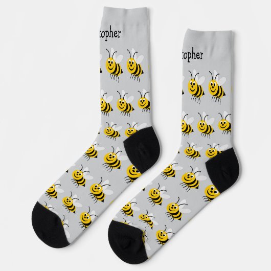 Bee Design Personalised ソックス (左)