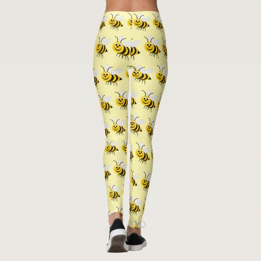 Bee Design You Choose Background Colour レギンス (裏面)