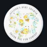 Bee Family of 3 Bee Baby Shower マグネット<br><div class="desc">可愛い3匹の蜂の赤ちゃんシャワーデザインの家族になる調整蜂蜜の櫛をバックに特別なtouch。女の子、男の子、シャワーに最適男女兼用。3つの赤ちゃんシャワーのコレクションの家族に近い私たちの全体を見るために私たちの店を訪問。</div>