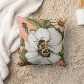 Bee Floral クッション (ブランケット)