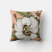 Bee Floral クッション (裏面)