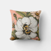 Bee Floral クッション (正面)
