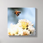 Bee Floral  Canvas Print キャンバスプリント (正面)