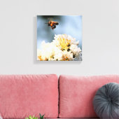 Bee Floral  Canvas Print キャンバスプリント (インサイチュ (リビング))