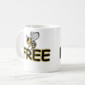 BEE FREE コーヒーマグカップ (正面左)