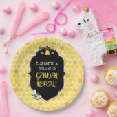 Bee Genderが赤ちゃんシャワーを明かす ペーパープレート (パーティー)