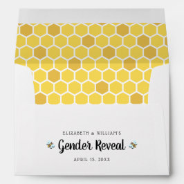 Bee Genderが赤ちゃんシャワーを明かす 封筒