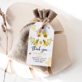 Bee genderは感謝していラベル ギフトタグ