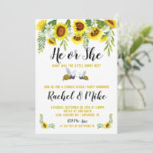 Bee Gender Revealパーティの招待状 招待状 (スタンド正面)