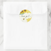 Bee Gender Revealパーティーチームガール ラウンドシール (バッグ)