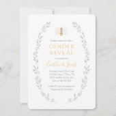 Bee Gender Revealパーティー 招待状 (正面)