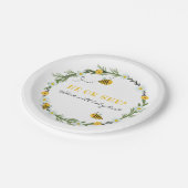 Bee Gender Revealプレート ペーパープレート (アングル)