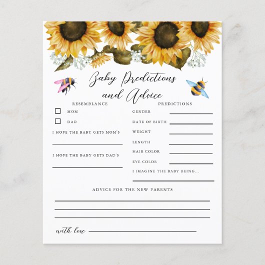 Bee Gender Revealベビー予測ゲーム (正面)