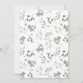 Bee Gender Reveal招待状 |ベビービーって？ 招待状 (裏面)