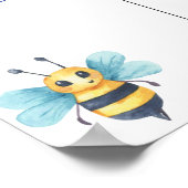 Bee Gender Reveal Voting Boardポスター ポスター (角)