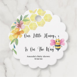 Bee girl. Our little honey on the way フェイバータグ