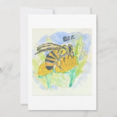 Bee Greeting Card 招待状 (正面)