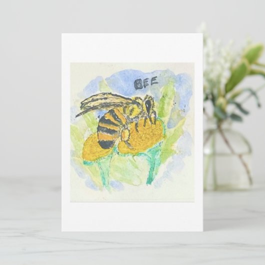 Bee Greeting Card 招待状 (スタンド正面)