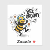 Bee Groovy Sticker シール (シート)