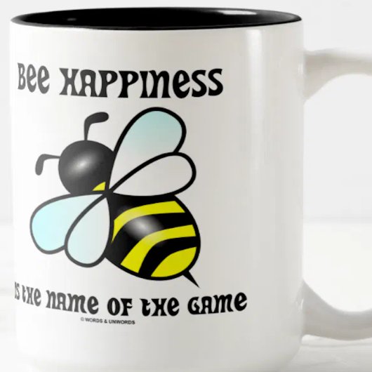 Bee Happinessはゲームの名前(Bee) ツートーンマグカップ