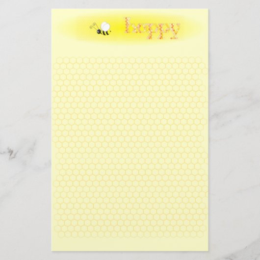 BEE.Happyの文房具(ポートレート) 便箋 (正面)