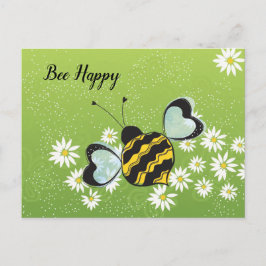 Bee Happyはがき ポストカード