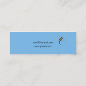 Bee Happyデイジー小さな名刺 スキニー名刺 (裏面)