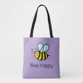 Bee Happy肩トートバッグの耳障り トートバッグ (正面)