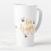 Bee happy カフェラテマグ (右アングル)