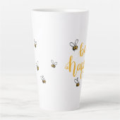 Bee happy カフェラテマグ (正面)