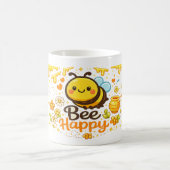 Bee Happy コーヒーマグカップ (中央)