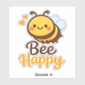 Bee Happy シール (シート)