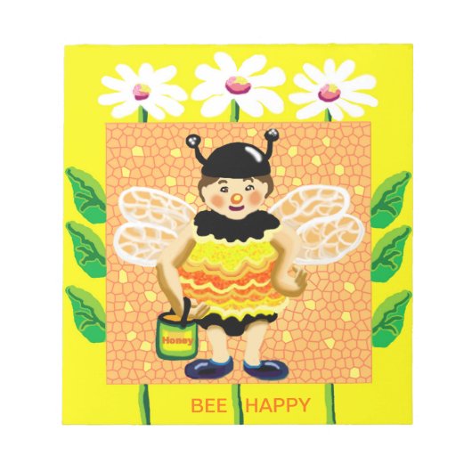 BEE Happy ノートパッド (正面)