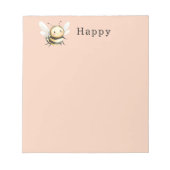 Bee Happy ノートパッド (正面)