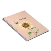 Bee Happy ノートブック (右側)