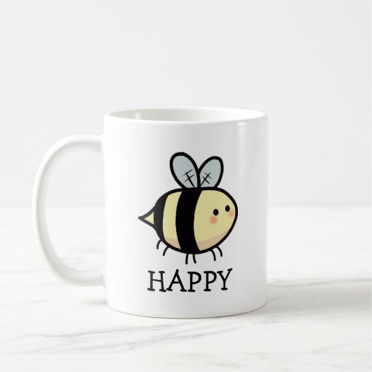 Bee Happy マグカップ (左)