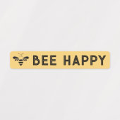 BEE HAPPY 96防水タンパー明るいハニーシール ラベル (デザイン1)