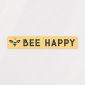 BEE HAPPY 96防水タンパー明るいハニーシール ラベル (デザイン2)