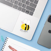 Bee Happy、Bee 感動的 Happyやる気を起こさせる シール (ノートパソコンとiPhone)
