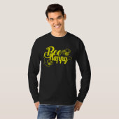 Bee Happy Bee Beekeeping Maya Honey Beekeeping Bee Tシャツ (正面フル)