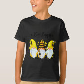 Bee Happy Bee Gnome Spring  Tシャツ (正面)
