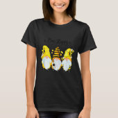 Bee Happy Bee Gnome Spring  Tシャツ (正面)