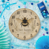 Bee Happy Bumble Bee ペーパープレート (パーティー)