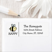 Bee Happy Label ラベル (インサイチュ)