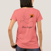 Bee Happy Physicsマンガティー Tシャツ (裏面)